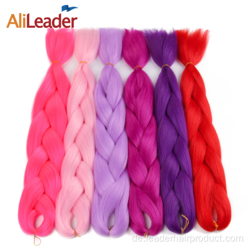 100g 24 Zoll Großhandel Jumbo Braid Synthetic Braiding Hair